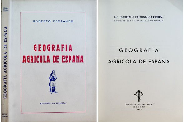 Geografía Agrícola de España. | Immagine principale