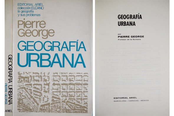 Geografía Urbana. Traducción de Jorge Garzolini.