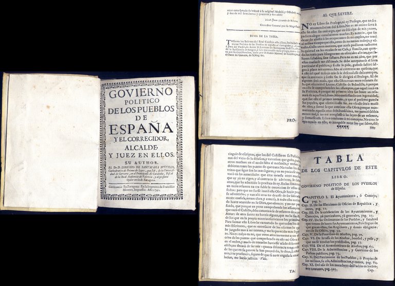 Govierno (sic) Político de los Pueblos de España, y el …