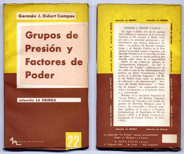 Grupos de presión y factores de poder.