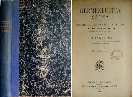 Hermeneutica Sacra seu Introductio in omnes et singulos Libros Sacros …