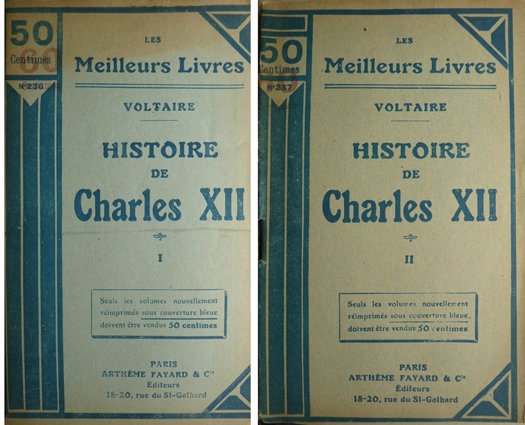 Histoire de Charles XII, roi de Suède.