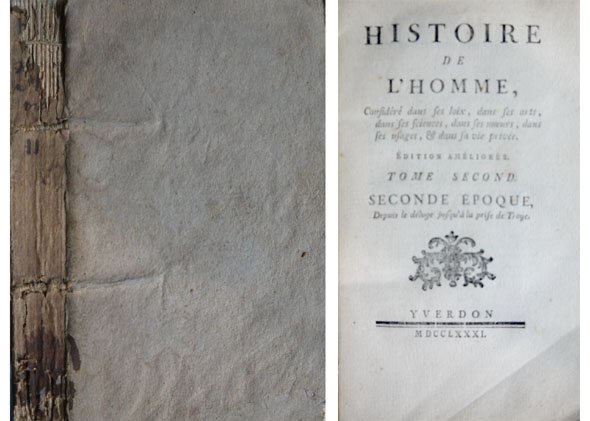 Histoire de l'Homme considéré dans ses loix, dans ses arts, …