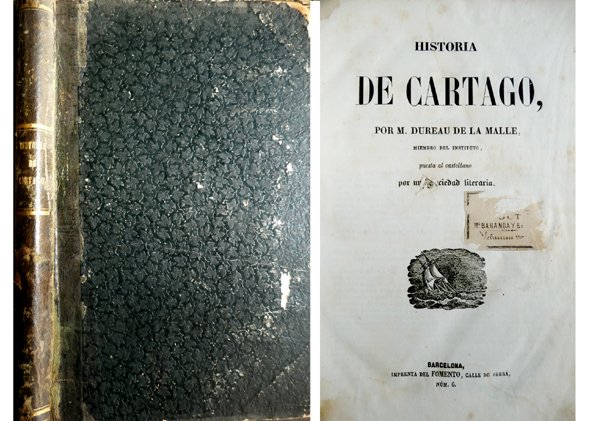 Historia de Cartago. Puesta al castellano por Una Sociedad Literaria.