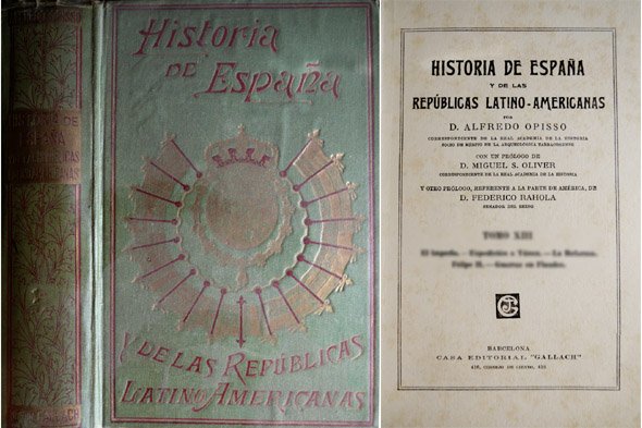 Historia de España y de las Repúblicas Latino - Americanas. … | Immagine principale