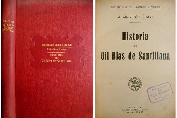 Historia de Gil Blas de Santillana.