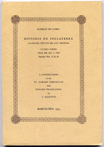 Historia de Inglaterra llamada "Fructo de los tiempos". Última parte, … | Immagine principale
