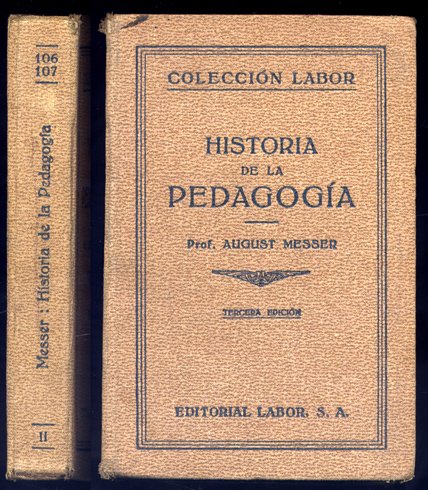 Historia de la Pedagogía. Traducción de Manuel Sánchez Sarto.