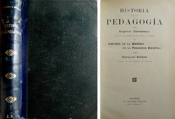 Historia de la Pedagogía (y) Resumen de la Historia de …