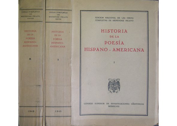 Historia de la Poesía Hispano - Americana. Edición preparada por …