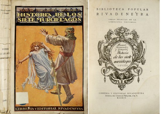 Historia de los siete murciélagos. Novela. | Immagine principale