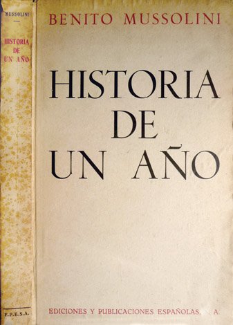 Historia de un año. Prólogo de G. U. Segunda edición.