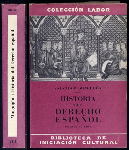 Historia del Derecho Español.