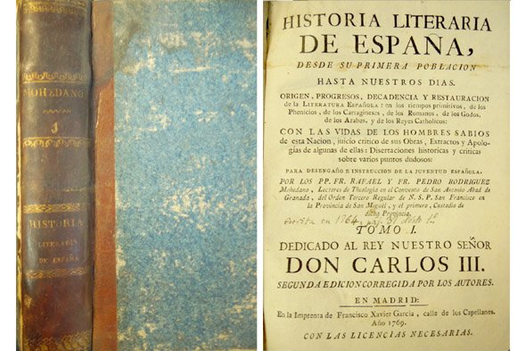 Historia Literaria de España. Tomo I [Plan, método y división …