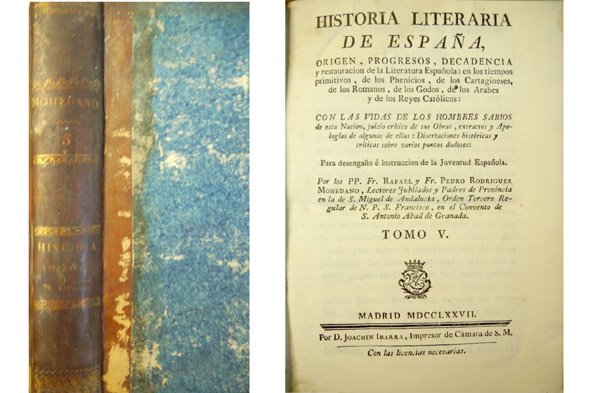 Historia Literaria de España. Tomos V [ Escritores Españoles del …