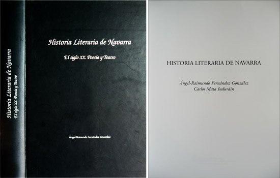 Historia Literaria de Navarra. El Siglo XX. Poesía y Teatro.