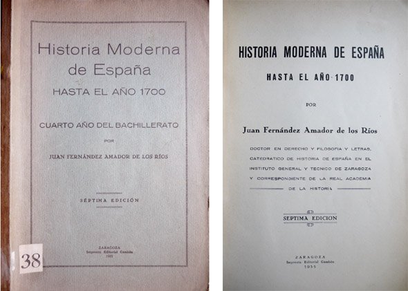 Historia Moderna de España hasta el Año 1700. Cuarto año …