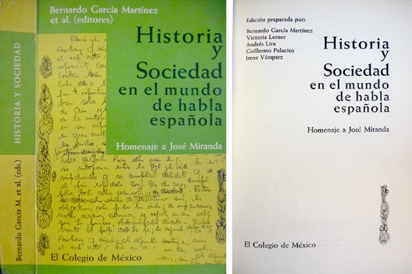 Historia y Sociedad en el Mundo de Habla Española. Homenaje …