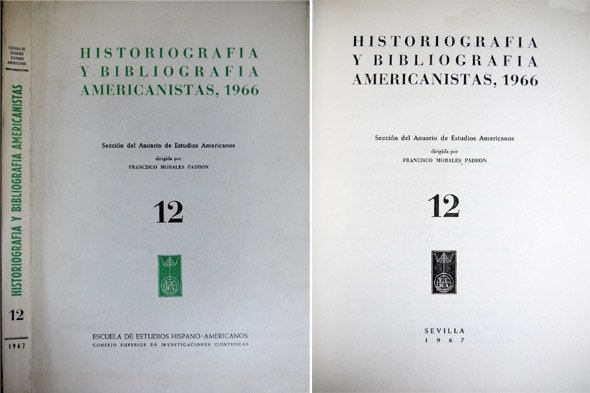 Historiografía y Bibliografía Americanistas, 1966.