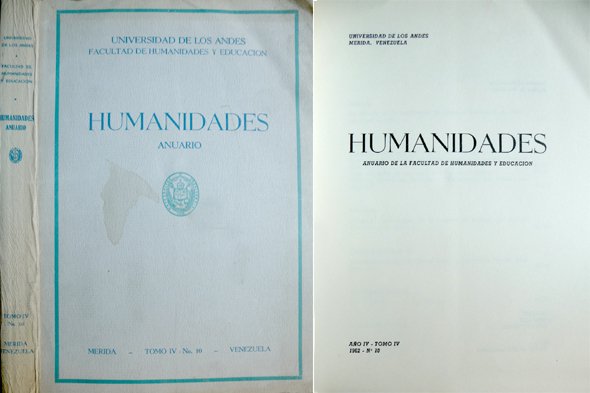 Humanidades. Anuario de la Facultad de Humanidades y Educación. Año …