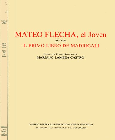 Il Primo Libro de Madrigali. Introducción, estudio y transcripción de … | Immagine principale