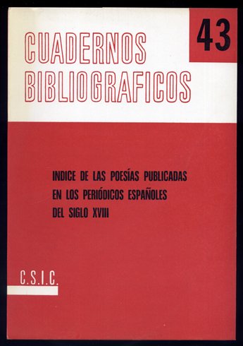 Indice de las Poesías publicadas en los Periódicos Españoles del …
