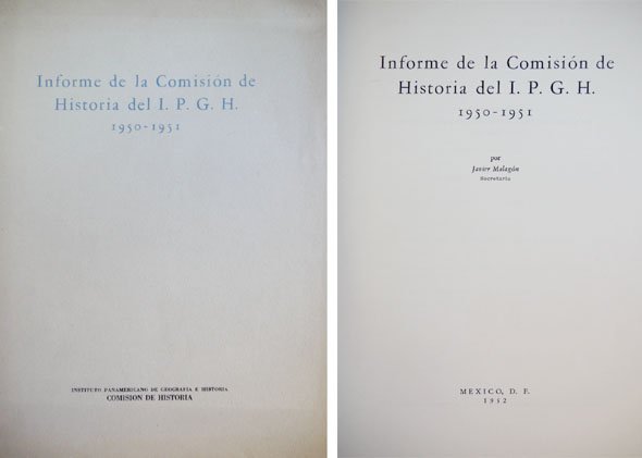 Informe de la Comisión de Historia del Instituto Panamericano de …