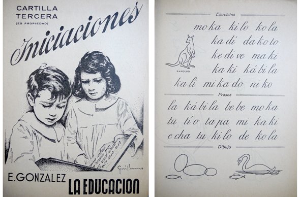 Iniciaciones. Cartilla Tercera (de Ejercicios de Escritura).