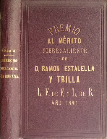 Instituciones de Derecho Mercantil de España. Octava edición, notablemente adicionada … | Immagine principale