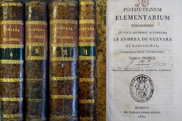 Institutionum Elementarium Philosophiae ad usum studiosae juventutis. [I: Historiam Philosophiae …