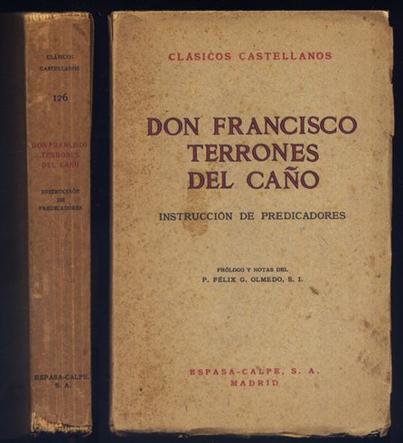 Instrucción de predicadores. Prólogo y notas del Padre Félix Olmedo.