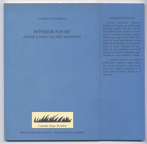 Interior noche. (Música para un año insomne).