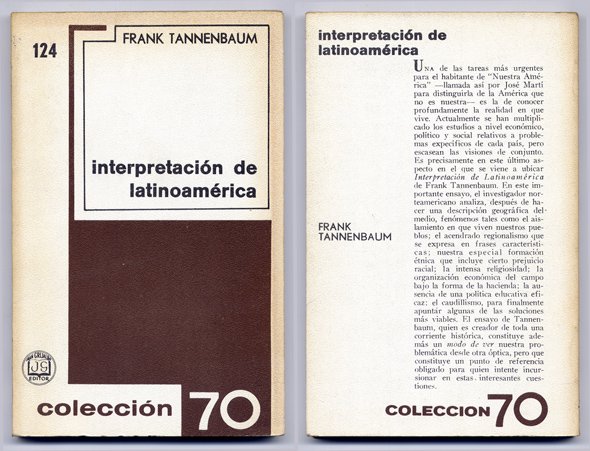 Interpretación de Latinoamérica. Versión española de G. Gayá.