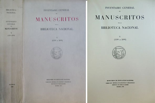 Inventario general de Manuscritos de la Biblioteca Nacional. V: Mss. …