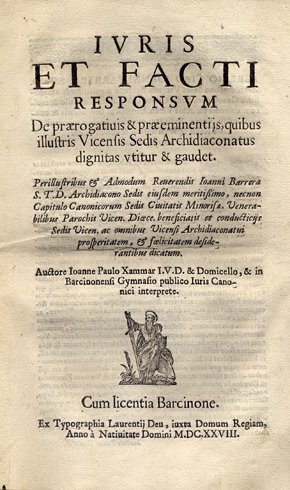 Iuris et Facti Responsum De Praerogativis atque Praeeminentiis quibus illustris …