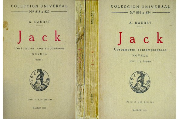 Jack. Costumbres contemporáneas. Novela. Traducción de Eduardo Ugarte Blasco.