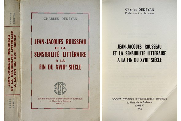 Jean-Jacques Rousseau et la sensibilité littéraire à la fin du …