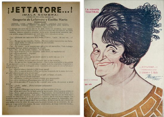 ¡Jettatore.! (Mala sombra). Comedia en tres actos.