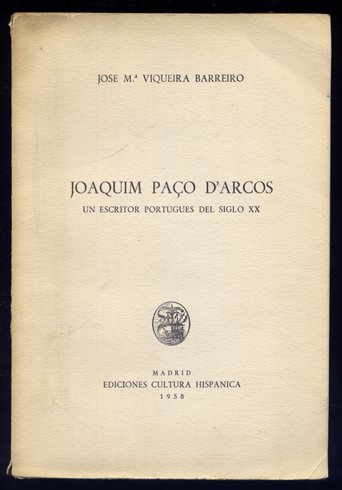 Joaquim Paço d'Arcos, un escritor portugués del Siglo XX.