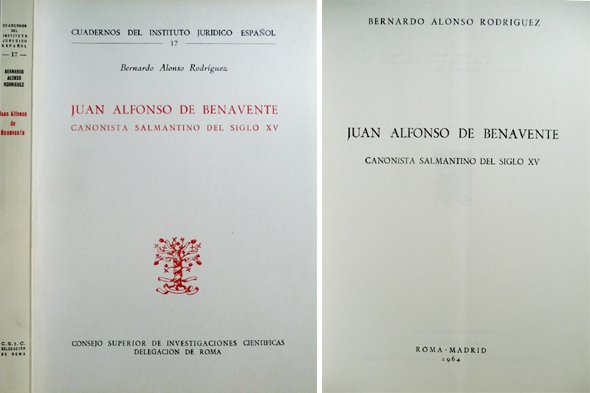 Juan Alfonso de Benavente, canonista salmantino del Siglo XV.