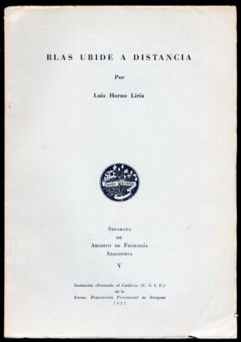 (Juan) Blas y Ubide a distancia.