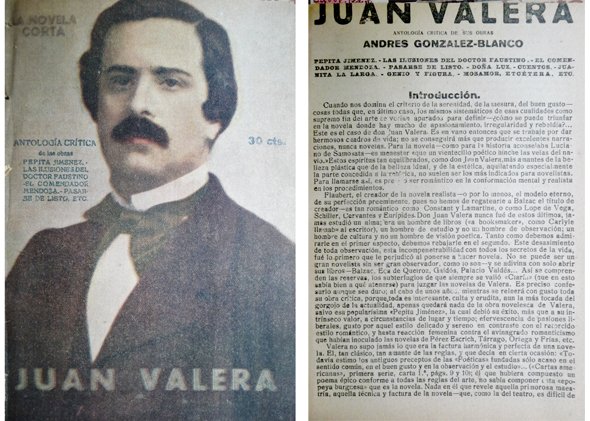 Juan Valera. Antología crítica de sus obras.