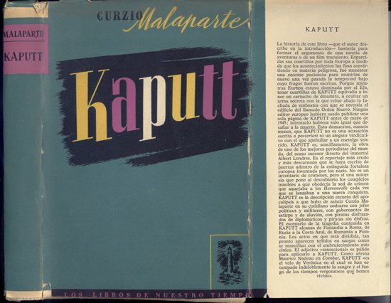 Kaputt. Traducción del italiano por R. Coll Robert.