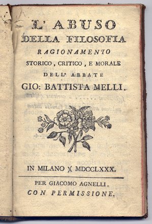L'Abuso della Filosofia. Ragionamento Storico, Critico e Morale.