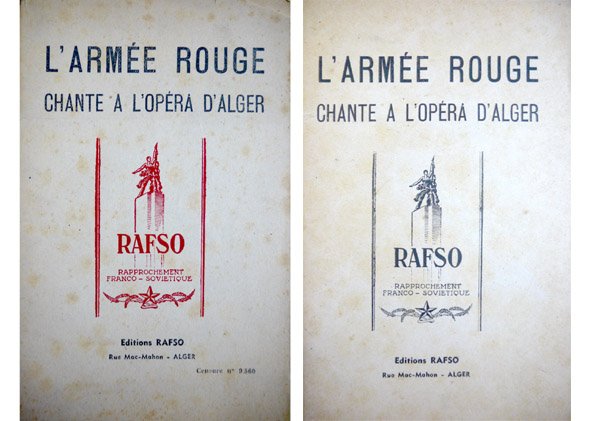 L'Armée Rouge chante a l'Opéra d'Alger.