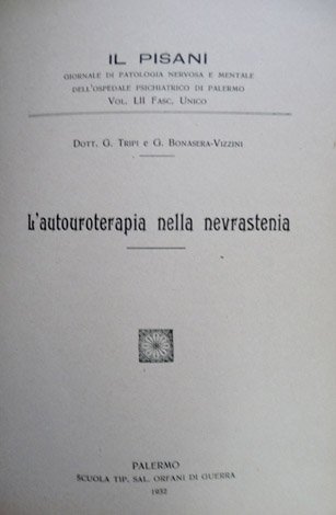 L'autouroterapia nella neurastenia.