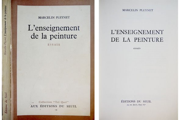 L'Enseignement de la Peinture. Essais. | Immagine principale