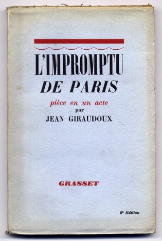 L'Impromptu de Paris. Pièce en un acte.
