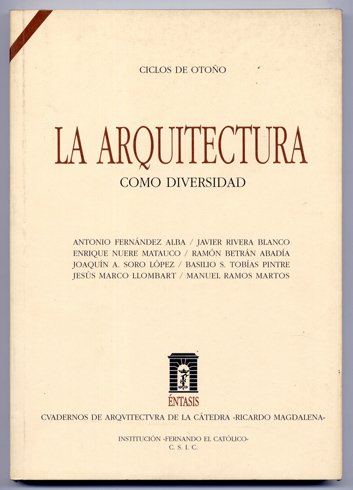 La Arquitectura como diversidad.