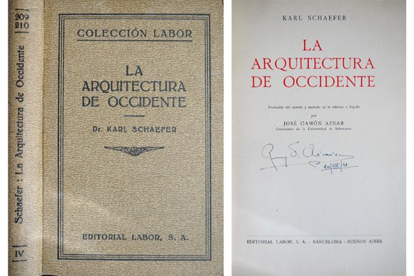 La Arquitectura de Occidente. Traducido del alemán y anotado en … | Immagine principale